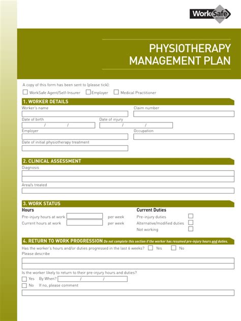 ) Three different medical certificates are now streamlined into one Certificate of Capacity that applies to all injured workers. . Physiotherapy management plan pdf victoria